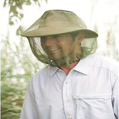 2 Packs Green Mosquito Head Net Mesh Face Protector with Fine Holes