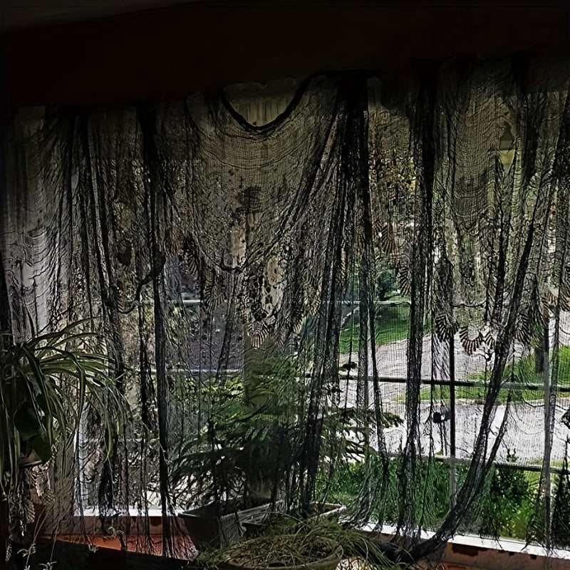 Halloween Scary Fabric Decoration - Haunted House Outdoor Party 30in 72in