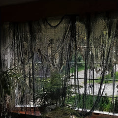 Halloween Scary Fabric Decoration - Haunted House Outdoor Party 30in 72in
