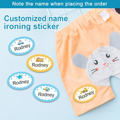 Personalized Ironing Labels for Clothes - 48pcs, Machine Washable