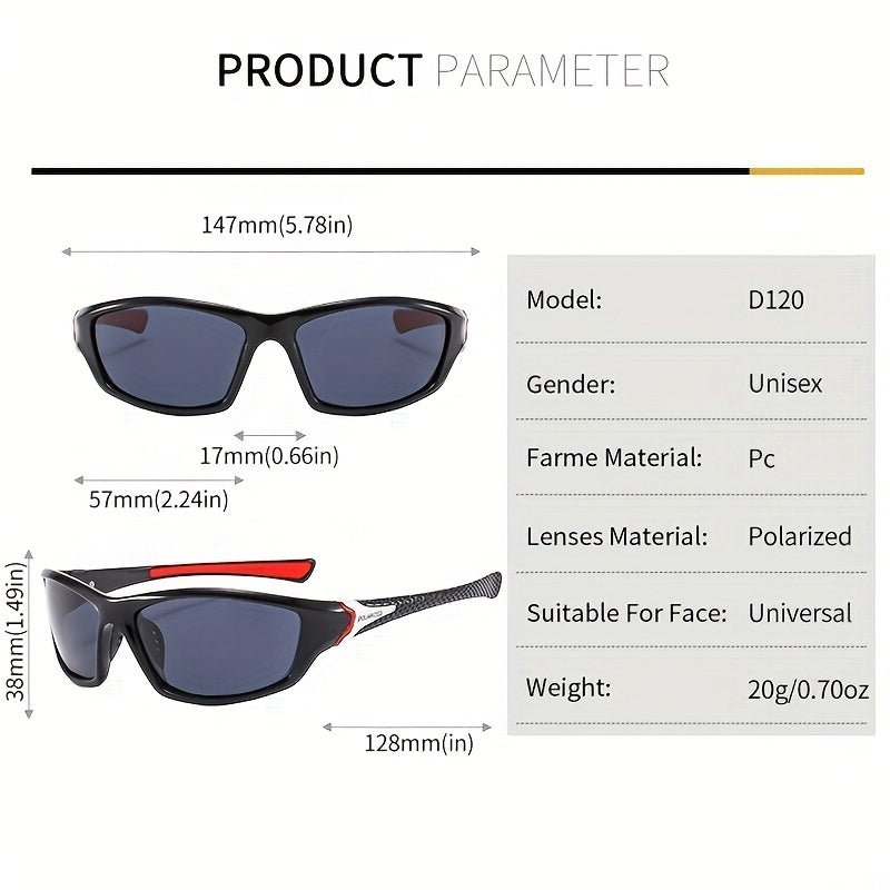 Men's Night Vision Polarized Sports Sunglasses UV Protection Glasses