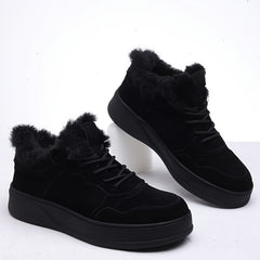 Women's Faux Fur Lining Winter Skate Shoes