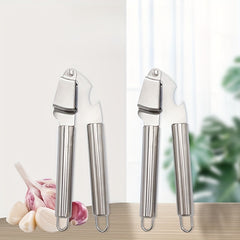 Metal Garlic Press Multifunctional Kitchen Chopper Ginger Squeezer Masher