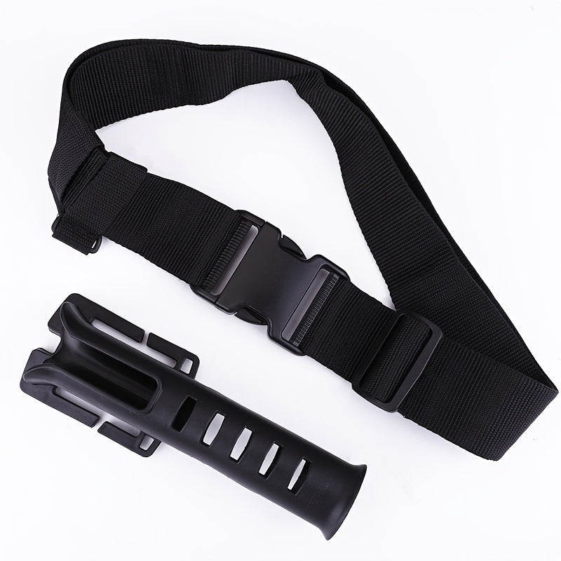 Fishing Belt With Rod Holder Adjustable Waist Belt