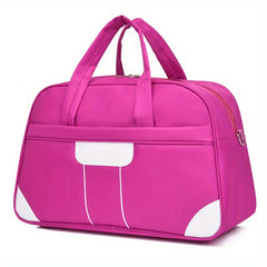 Colorblock Sports Handbag Large Capacity Luggage Bag