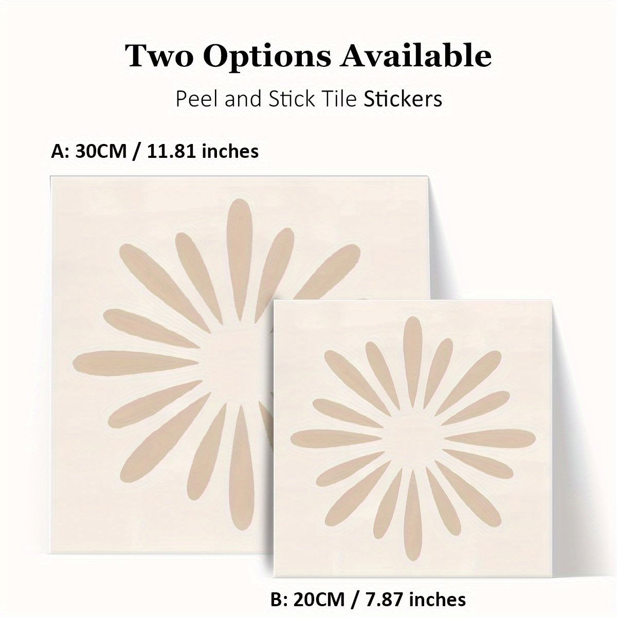 12pcs Moroccan Tile Stickers Waterproof & Non-slip Ethnic Floor Stickers