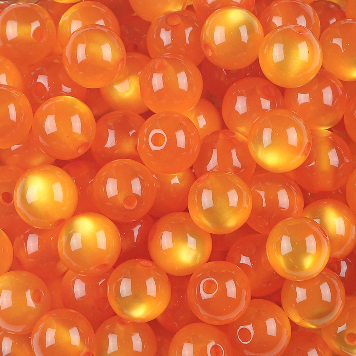 Resin Cat Eye Beads 100pcs Pack