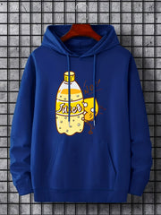 Lemon Juice Print Hoodie for Men