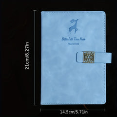 A5 PU Leather Notepad Magnetic Buckle Soft Journal