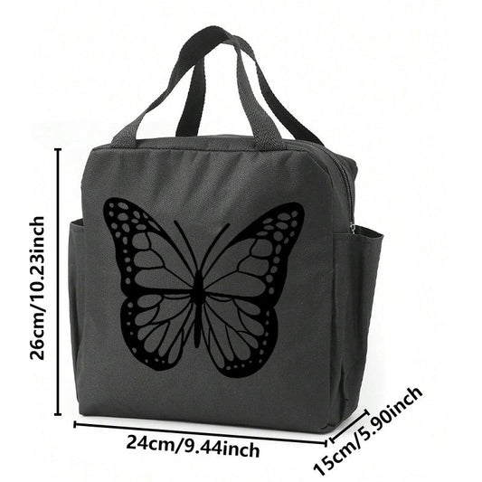 Leakproof Insulated Lunch Bag Butterfly Design