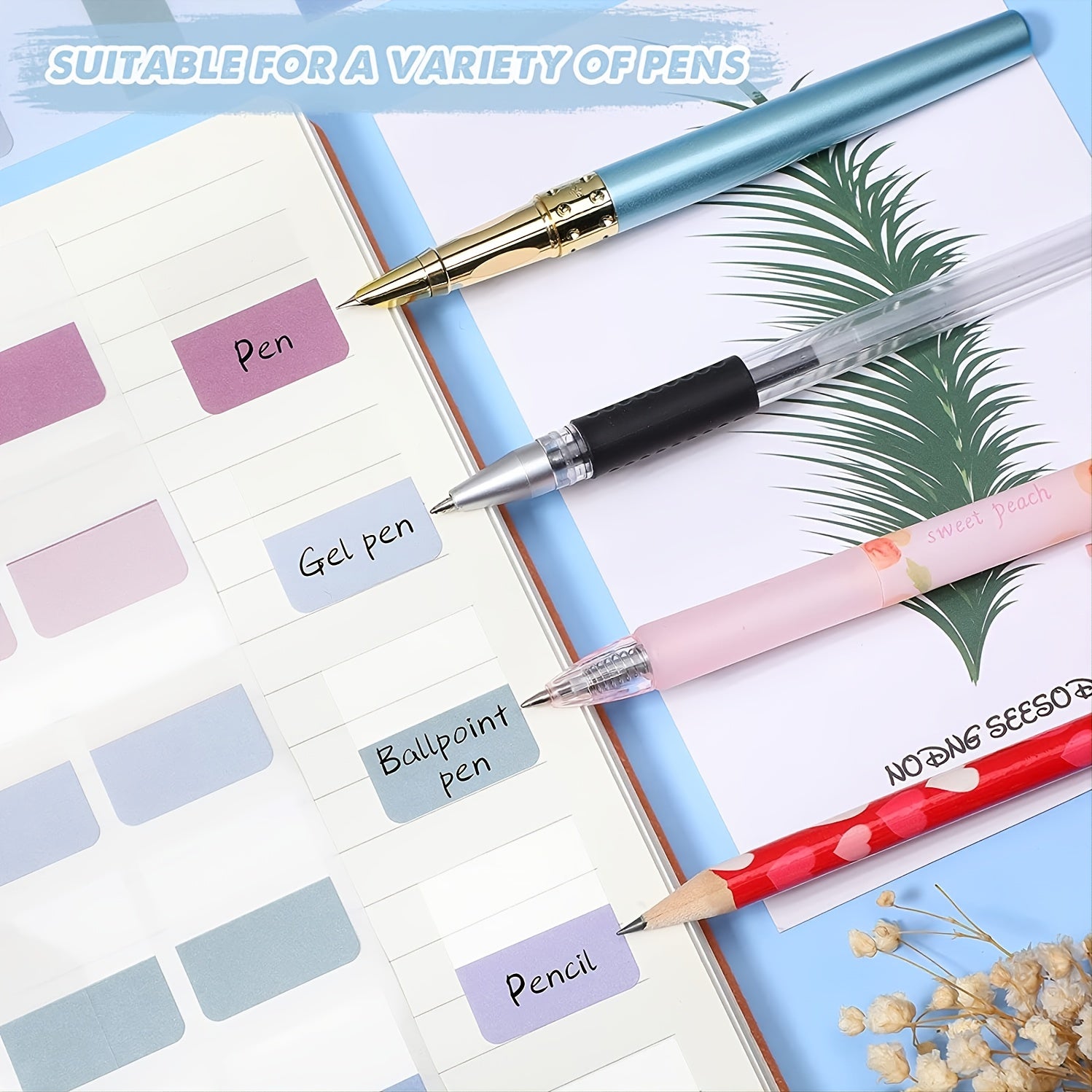 Colorful Sticky Index Tabs for Notebooks & Files