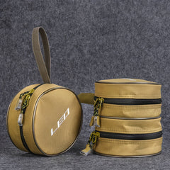 Round Fishing Reel Storage Bag Single Double deck Reel Protective Cover
