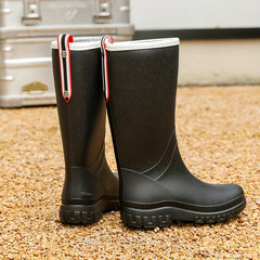 Women's High Tube Rain Boots Waterproof Anti Slip Work Shoes