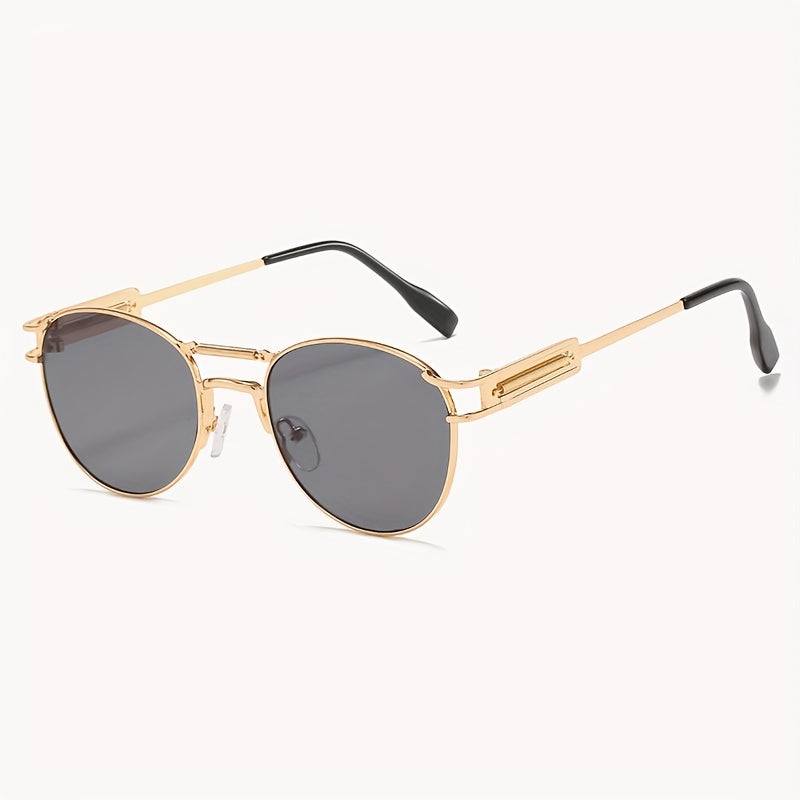 Men's UV Protection Round Frame Sports Sunglasses
