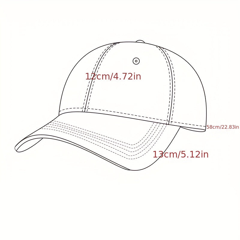 Embroidery Baseball Cap Unisex Solid Hip Hop Dad Hats Adjustable