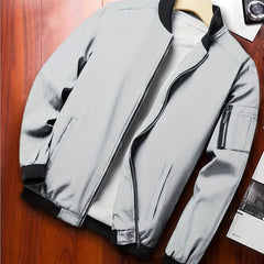 Men's Classic Track Jacket Baseball Collar Zip Up