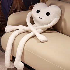 Heart shaped Plush Throw Pillow Soft Funny Stuffed Decoration