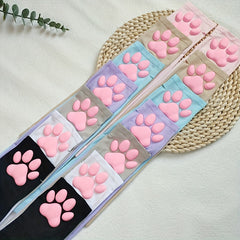 Viscose Cat Paw Sleeves Sunproof Slipproof Gloves