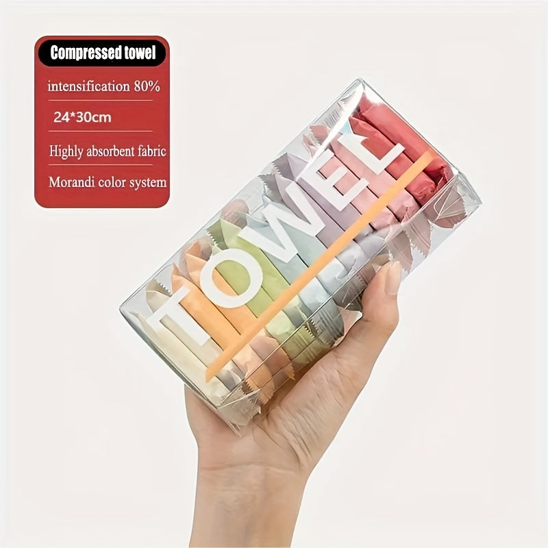 14pcs Portable Compressed Disposable Towels for Travel & Home