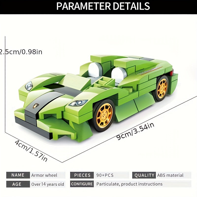 Building Blocks Convertible Kit Toy Gift Sports Car Series