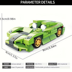 Building Blocks Convertible Kit Toy Gift Sports Car Series