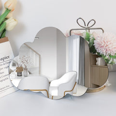 Cloud Mirror Wall Sticker Home Decor Room Decor