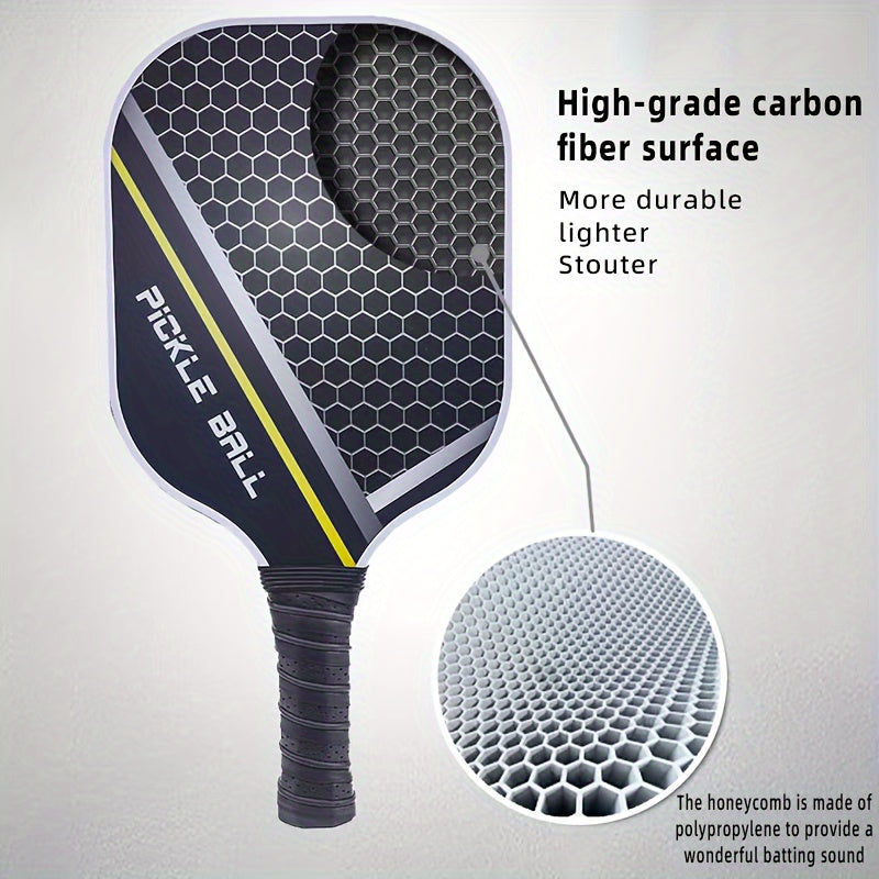 Carbon Fiber Pickleball Paddle Set with Rackets