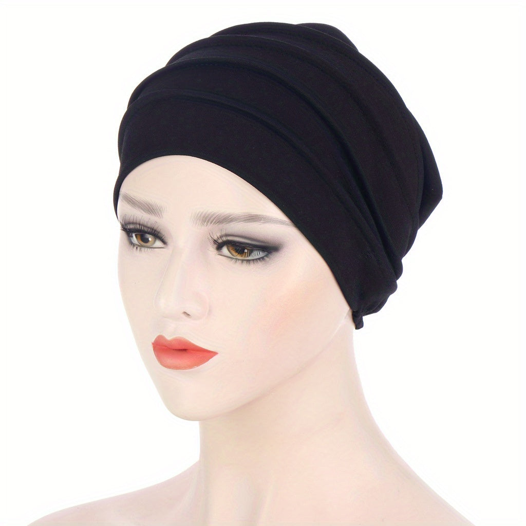 Women's Lightweight Turban Cap Head Scarf Skullies Hat