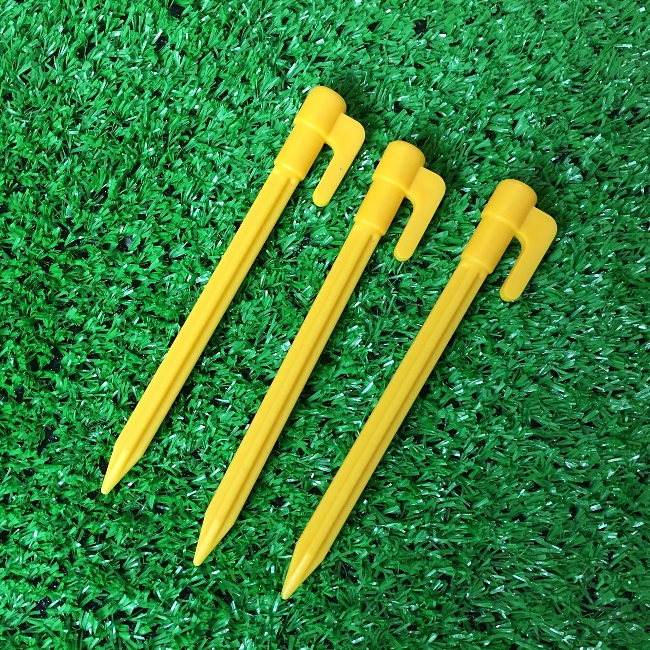 10pcs Outdoor Tent Pegs Plastic Ground Nails for Camping Hiking Tents