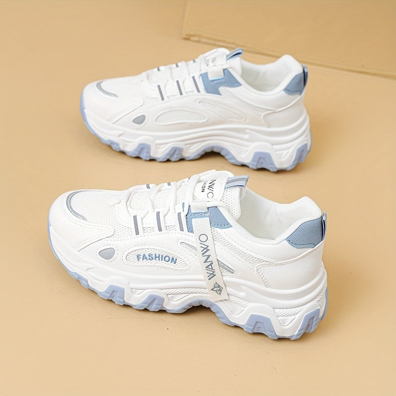 Women's Chunky Dad Shoes Lace-up Breathable Sneakers