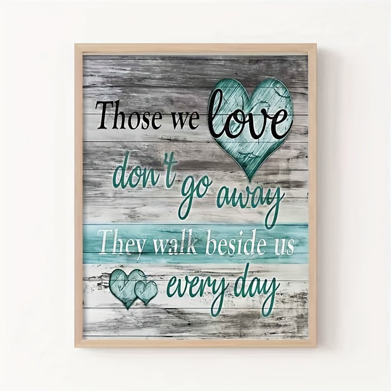 Love Memory Wall Decor For Bedroom 8x10in Unframed