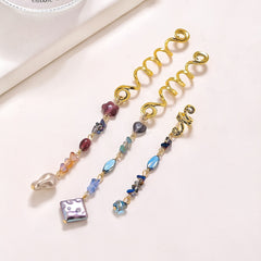 Crystal Tassels Hair Ring Jewelry Braids Pendant Dreadlock Accessories