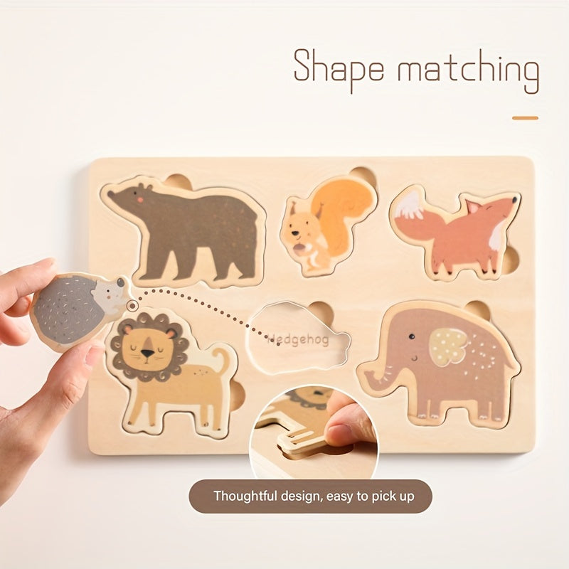 Wooden Mosaic Puzzle for Kids