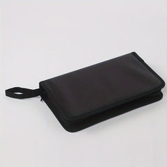 80pcs DVD Storage Wallet - Hard Plastic Case for CDs and DVDs