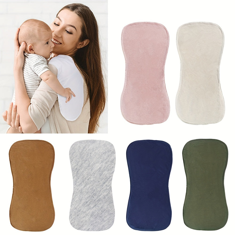 2pcs Unisex Cotton Baby Burp Cloths Set For Newborn Girls Boys