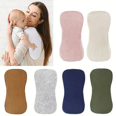 2pcs Unisex Cotton Baby Burp Cloths Set For Newborn Girls Boys