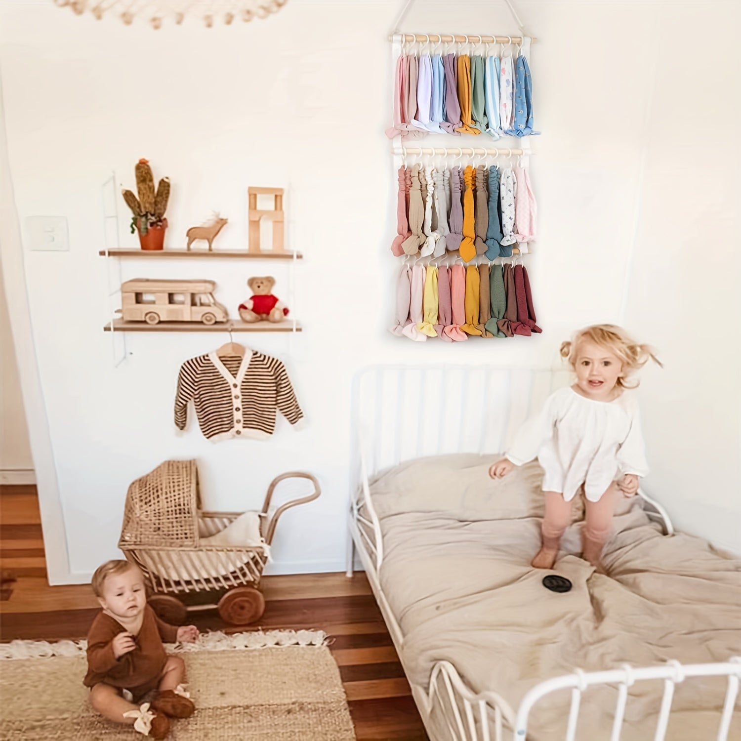 Wall Hanging Headband Holder Room Decoration Organizer Storage Rack