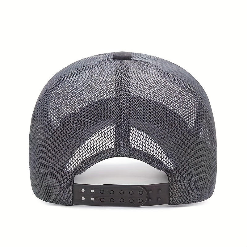 Summer Sun Protection Lengthened Brim Baseball Mesh Hat