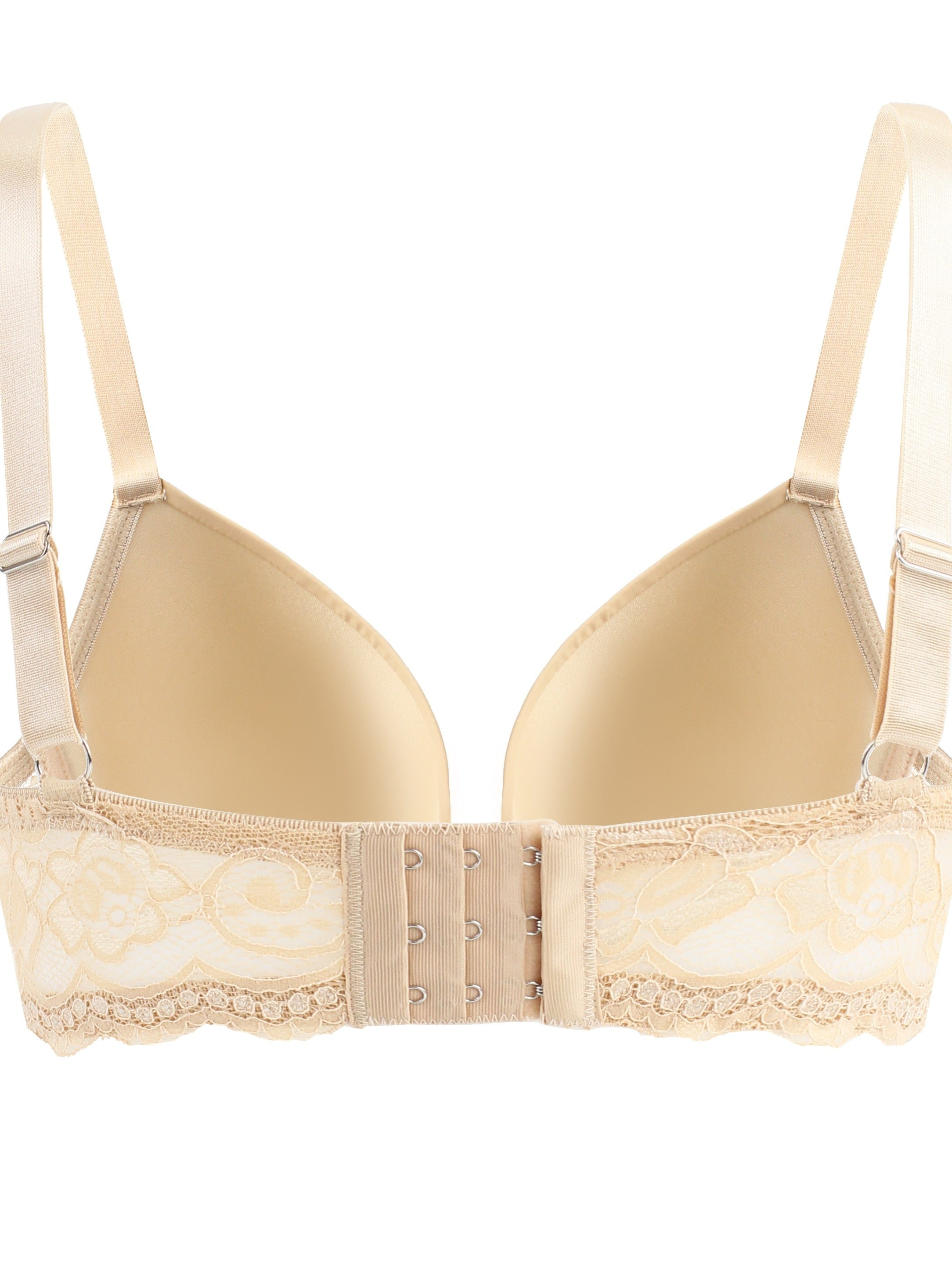  Bra Lace Bow Front Padded Full Cover Bralette