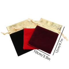 10pcs Velvet Drawstring Gift Bag Wedding Jewellery Candy Packaging Pouches Bag