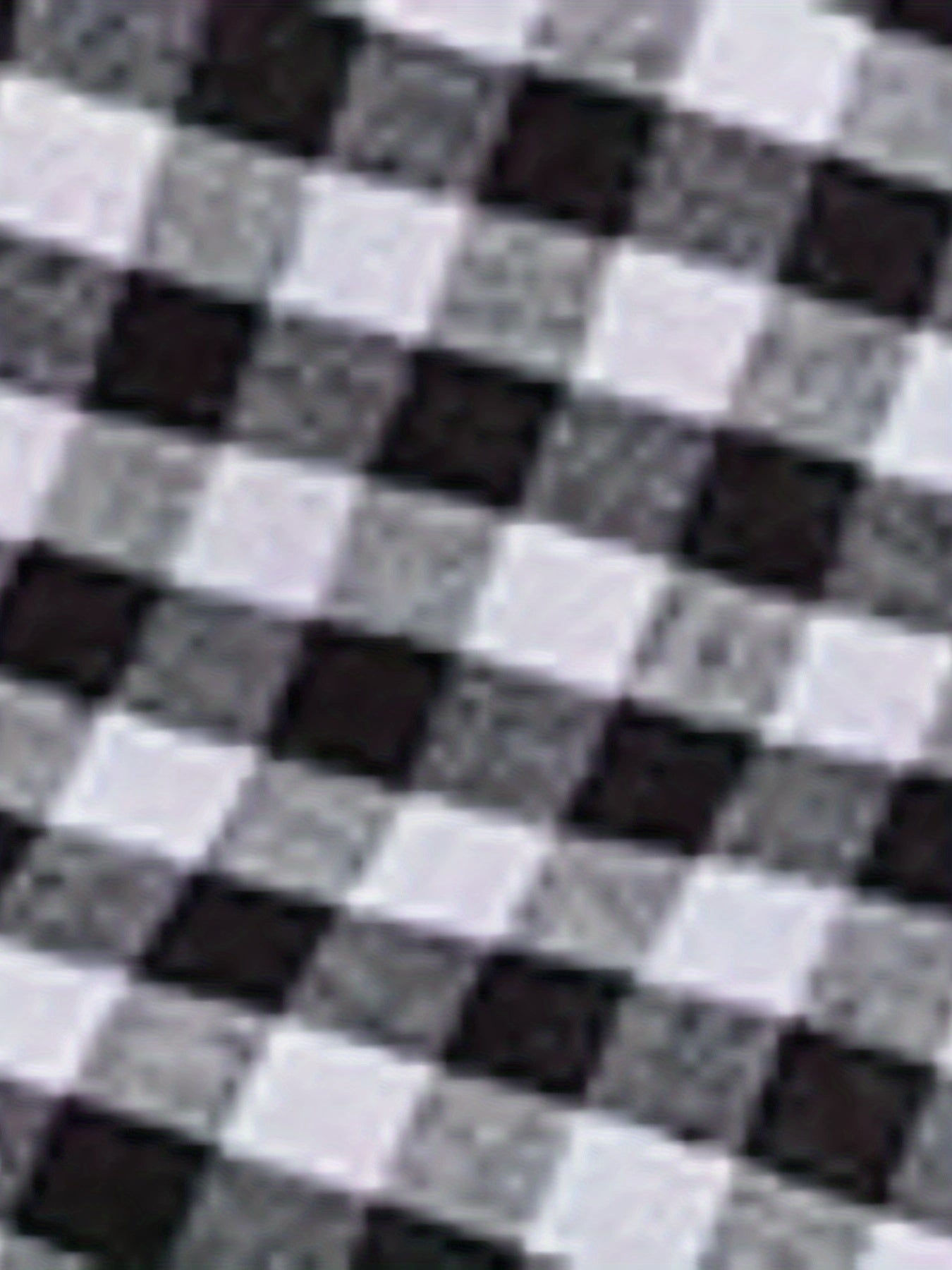 Girls Checkerboard Puff Sleeve T shirt & Pants Set For Summer