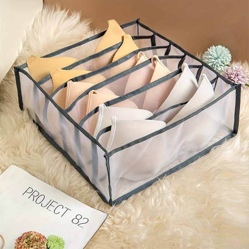 Drawer Style Mesh Underwear Storage Box Divider Set