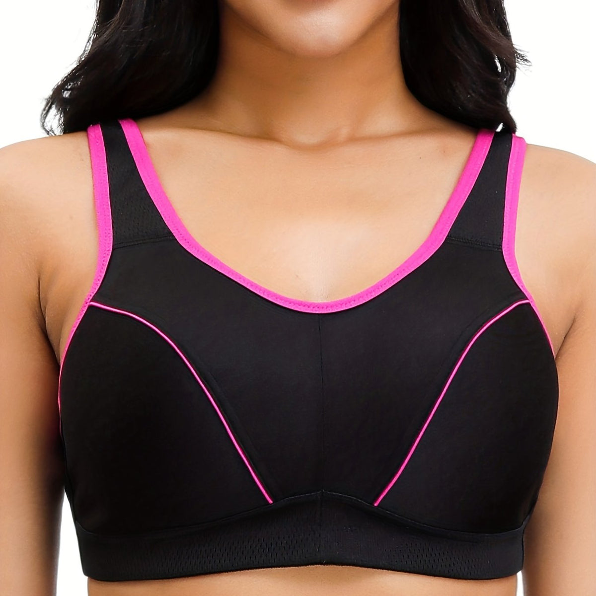 Women's Colorblock Wireless Sports Bra