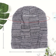 Winter Knitted Hat Beanies Slouchy Beanie Windproof Ear Protection Warm Hat