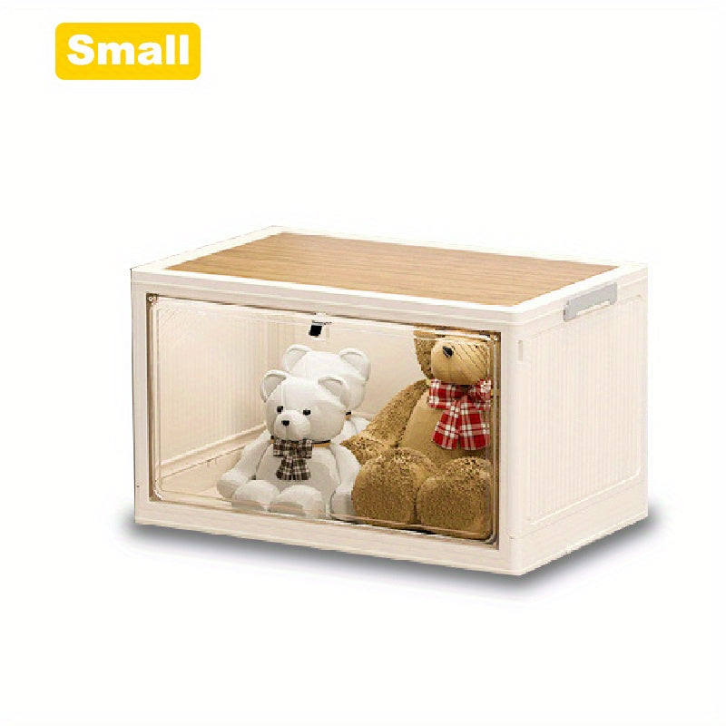 Stackable Storage Bins w/Lids - Organize Home & Office