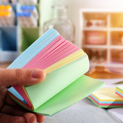 5 Pack 400 Sheets Sticky Notes 7.5 x 8cm Easy Post For School Office