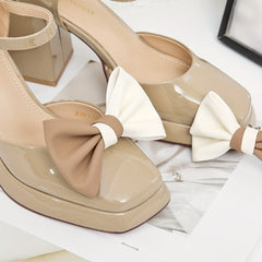 2pcs Classic Bow Shoe Buckles - Wedding High Heels Decoration