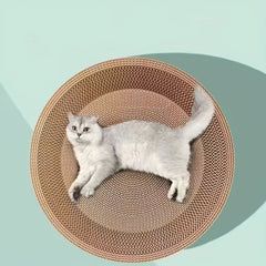 Large Circular Cat Claw Board Nest Bowl Shaped Basin Grinder