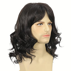 Men's Middle Length Wig for Party Dress Up