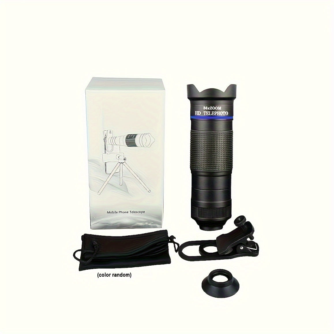 Outdoor Mobile Phone Telephoto Lens Waterproof Monocular